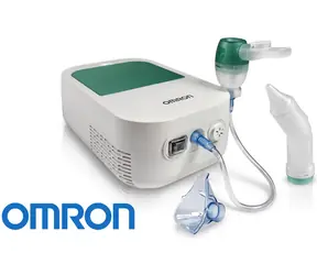 Omron DuoBaby (C301-E) weiß / Kompressor-Inhalator mit Nasensauger / Medikamentenbehälter 12 ml