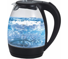 Guzzanti GZ 200 schwarz / Wasserkocher / 2200 W / 1,7 L / Glas / 360° drehbarer Anschluss