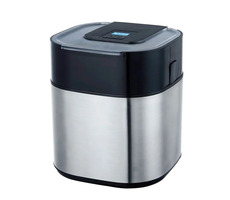 Guzzanti GZ 158 silber-schwarz / Eismaschine / 9,5W / 1,5 L Behälter / LCD-Display