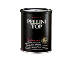 Pellini TOP 100 % Arabica 250 g / Gemahlener Kaffee / 100 % Arabica / Dose