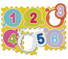 Chicco Schaumstoff-Puzzle Zahlen 30x30 cm