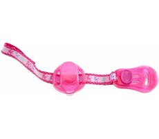 Chicco Schnullerkette mit Hülle rosa