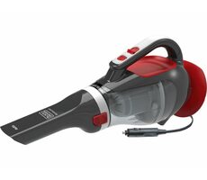 Black&Decker ADV1200 grau-rot / Autostaubsauger 12V / 0,61 l / 1053 l-min / Kabel 5 m