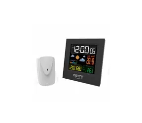 Camry CR1166 schwarz / Digitale Wetterstation / Innen- und Außensensor