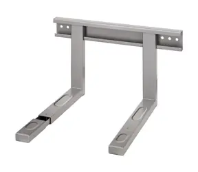 Xavax Halter für Mikrowelle silber