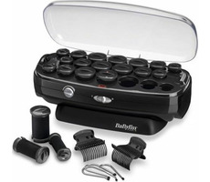Babyliss RS035E / Elektrische Lockenwickler / 20 Stück Lockenwickler / 20 Stück Clips / 10 Stück Clips / Box mit Deckel / Schwarz