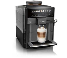 Siemens EQ.6 PLUS s100 TE651319RW schwarz / Kaffeevollautomat / 1500W / 1,7 l / 15 bar / Bohnen- und gemahlener Kaffee