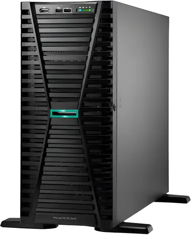 HPE ProLiant ML110 Gen11 / Server / Xeon Bronze 3508U 2,1 GHz / 32 GB DDR5 / 2 x 2 TB SATA / 2 x 1000 W / Tower