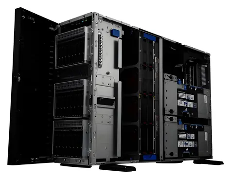 HPE ProLiant ML350 Gen11 / Tower-Server / Intel Xeon Silver 4514Y 2,0 GHz / 64 GB DDR5 / 2x 480 GB SSD / 2x 1000 W