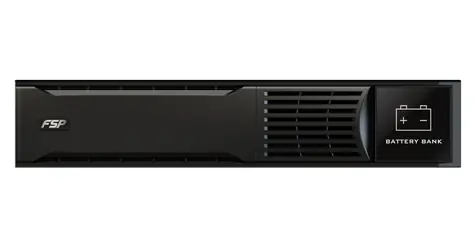 Fortron Rack-Batteriebank BB-24/18RT / Batterie für USV / 2 HE / 24 V / 18 Ah / für Clippers 1K