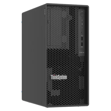 Lenovo ThinkSystem ST50 V3 / Tower-Server / Intel Xeon 6315P / 16 GB RAM / 2 × 960 GB SSD / Software-RAID / 500 W