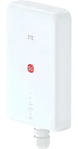 ZTE G51F 5G MC7510 weiß / 5G-Router / Wi-Fi 7 / Sub-6 GHz / 4 MIMO / IP65 / PoE