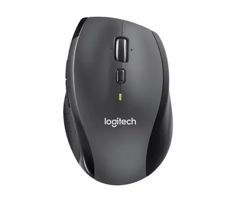 Logitech Marathon M705 schwarz / Kabellose Maus / Nano-USB-Empfänger