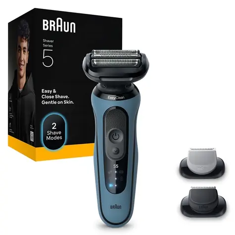 Braun Series 5 52-A1650S hellblau / Rasierer / Herren