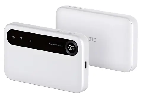 ZTE U50 weiß / Mobiler Router / 5G / 4G LTE / Wi-Fi 6 / Nano-SIM