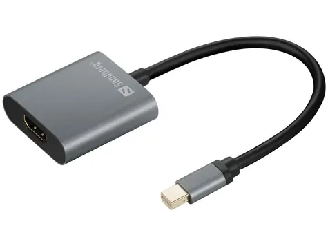 Sandberg MiniDP 1.4 auf HDMI 2.0 / Adapter / 4K 60Hz