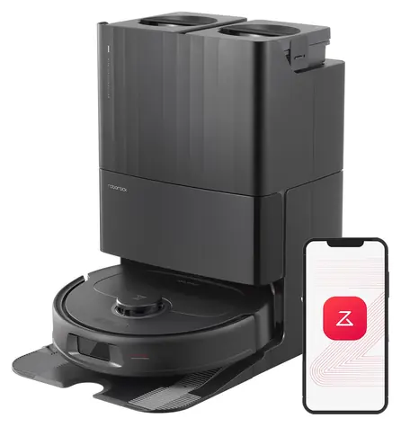 Roborock Q Revo PLUS schwarz / Saugroboter / Saugen & Wischen / 5200 mAh / 63 dB