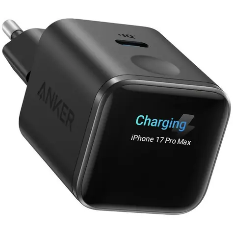 Anker Nano 45W schwarz / Wandladegerät / 1x USB-C / GaN / SMART Display