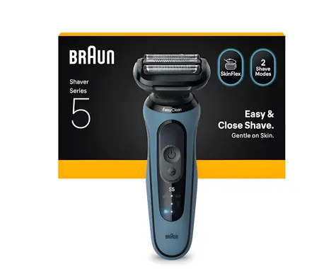 Braun Series 5 52-A1000S blau / Folienrasierer / Schnellladefunktion / Lithium ION -Akku