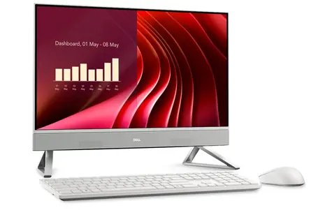 DELL 24 All-in-One EC24250, weiß / All-in-One-Computer / 23,8" FHD / Intel Core i5-1334U / 16 GB DDR5 / 512 GB SSD