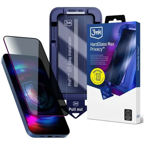 3mk HardGlass Max Sichtschutz / Gehärtetes Glas / Apple iPhone Air / Sichtschutzfilter