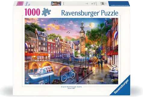 Ravensburger Puzzle Amsterdam / 1000 Teile / 70 × 50 cm