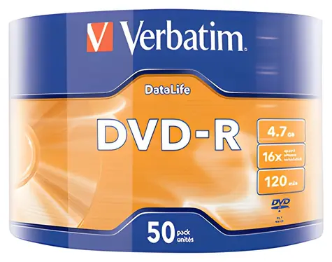 Verbatim DVD- R / Optisches Medium / 4,7 GB / 16x / 50 Stück