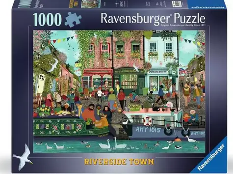 Ravensburger Puzzle Riverside City / 1000 Teile