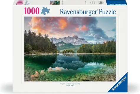 Ravensburger Puzzle Zugspitze am Eibsee / 1000 Teile / ab 14 Jahren
