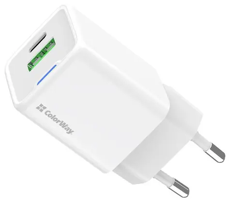Colorway: Weiß / Netzteil / 1x USB-C / GaN / 30W / PD / QC / PPS