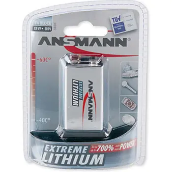 Ansmann Extreme Lithium 9V / Batterie / Lithium / 1 Stück