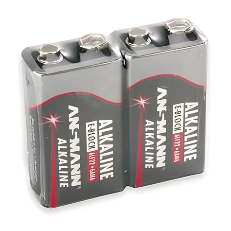 Ansmann 9V-Block Red-Line / Alkaline-Batterie / 9V / 2 Stück