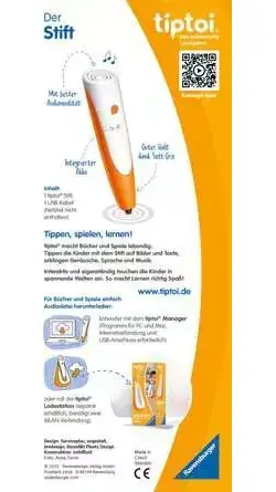Ravensburger tiptoi Der Stift orange/weiß / Lesestift / ab 24 Monaten