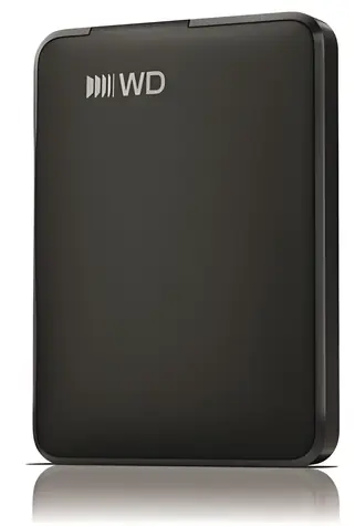 WD Elements Portable 2 TB schwarz / HDD / 2,5" / USB-C