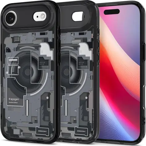 Spigen Ultra Hybrid MS Zero One Schwarz / Schutzhülle / Apple iPhone Air / MagSafe / TPU