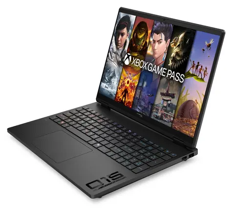 HP OMEN 15-gb0060ncx Schwarz / Gaming-Laptop / 15,3" 2,5K 180Hz / AMD RYZEN 7 260 / 16GB DDR5 / 1TB SSD / RTX 5060 8GB