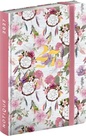 NOTIQUE Traumfänger 2027 / Taschenkalender / Wochenkalender / 9,8 × 14,5 cm