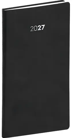 NOTIQUE Balakon 2027 schwarz / Taschenkalender / 9 × 15,5 cm