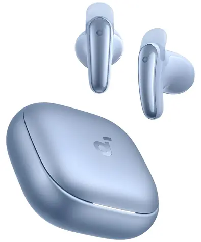 Anker Soundcore Liberty Buds blau / Kabellose Kopfhörer / ANC / Bluetooth 6.1 / Hi-Res / IP55 / 30 Stunden Akkulaufzeit