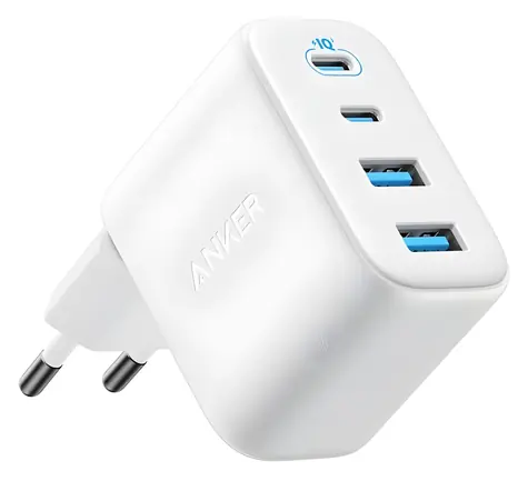 Anker Zolo weiß / Wandladegerät / 50 W / 2x USB-C / 2x USB-A