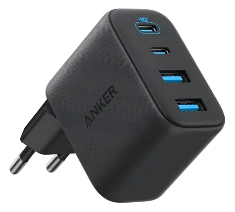 Anker Zolo schwarz / Wandladegerät / 50 W / 2x USB-C / 2x USB-A