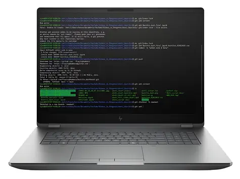 HP ZBook Fury 18 G1i silber / Workstation / 18,0" WQXGA / Intel Core Ultra 7 255HX 2,4 GHz / 32 GB RAM / 1 TB SSD