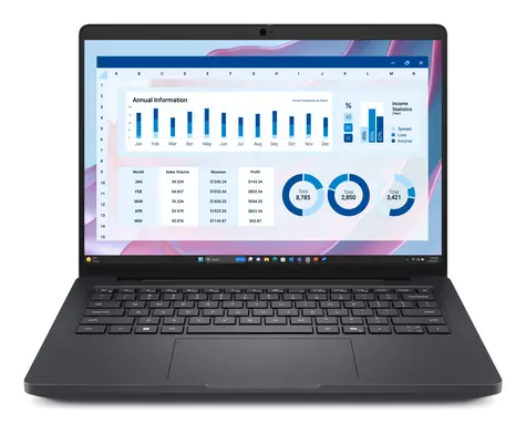 DELL Pro Max 14 MC14255 schwarz / Notebook / 14" FHD+ / AMD RYZEN AI 7 PRO 350 / 16 GB / 512 GB SSD / Windows 11 Pro