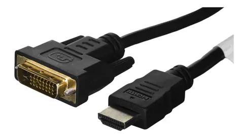 Lanberg CA-HDDV-20CU-0018-BK schwarz / HDMI-auf-DVI-D-Kabel / 1,8 m / Dual Link / 4K