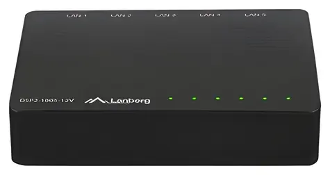 Lanberg DSP2-1005-12V / Switch / 5x RJ-45 / 1 Gbit/s / unmanaged
