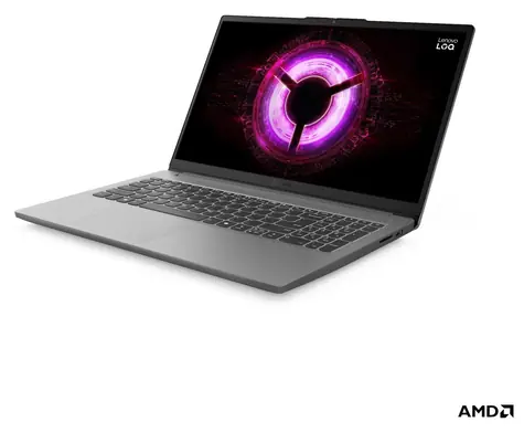 Lenovo LOQ 15ARP10E grau / 15,6" FHD / AMD RYZEN 5 150 3,3 GHz / 16 GB / 512 GB SSD / RTX 3050 6 GB / Windows 11H