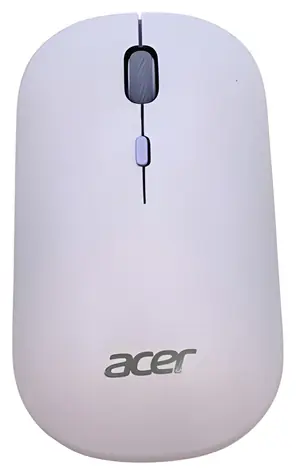 Acer AMR130 lila / Ergonomische Maus / Optisch / 1600 DPI / USB + Bluetooth 5.2 / 1x AA