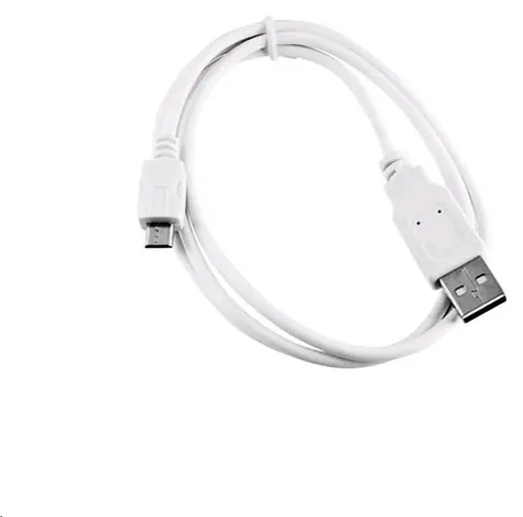 C-tech USB-Micro-Kabel 2 m weiß / USB 2.0 A (M) - Micro B (M)