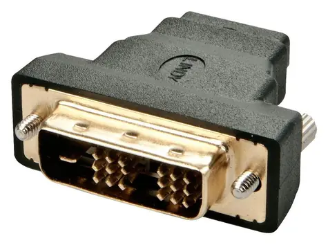 Lindy Black / Adapter / HDMI-A (F) / DVI-D (M)