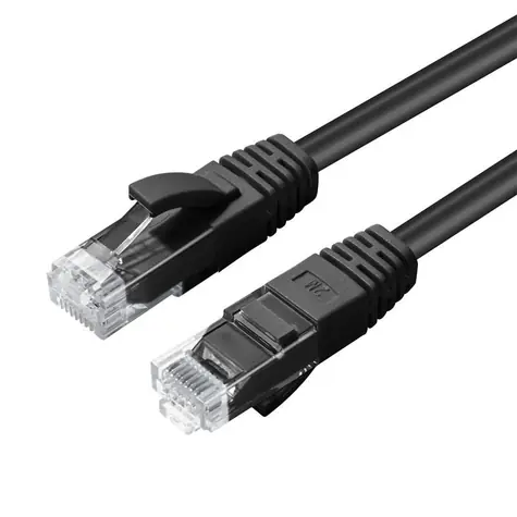 MicroConnect CAT6a 10m schwarz / Netzwerkkabel / U/UTP / LSZH / PoE